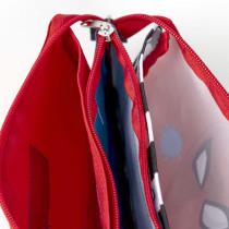 Actual product image Spiderman pencil case 3 compartments, red