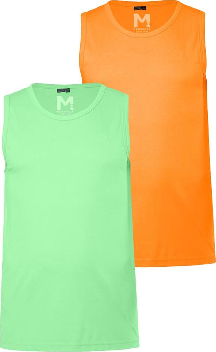 Actual product image Men+ Tanktop, Basic, 2er-Pack, Rundhals (L)