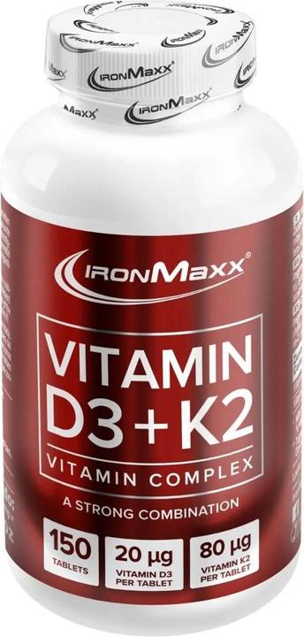 Actual product image IronMaxx D3 + K2 (150 Piece, Pills, 100 g)
