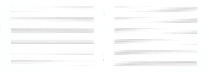 Produktbild Oxford Notenheft A5 (A5, Liniert, Harter Einband)