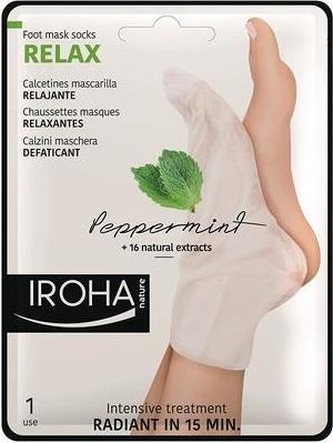 Produktbild Iroha Nature Nature - Foot Mask Socks Relax Peppermint (Fussmaske, 9 ml)
