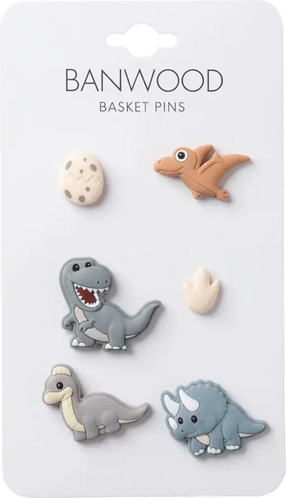 Produktbild Banwood Basket Pins - Dinosaurs
