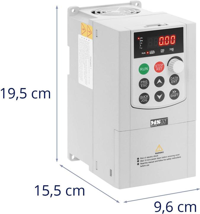 Produktbild MSW VFD-Frequenzumrichter 3700 W 400 V Frequenzumformer Stromrichter LED-Display