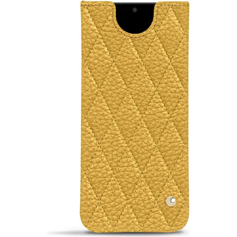 Noreve Lederschutzhülle (Samsung Galaxy S20), Smartphone Hülle, Orange