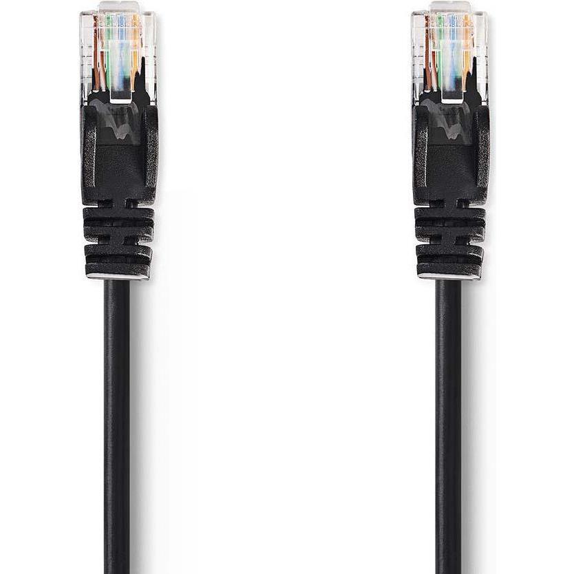 Nedis Patchkabel, RJ45-Steckverbinder (U/UTP, CAT5e, 5 m), Netzwerkkabel