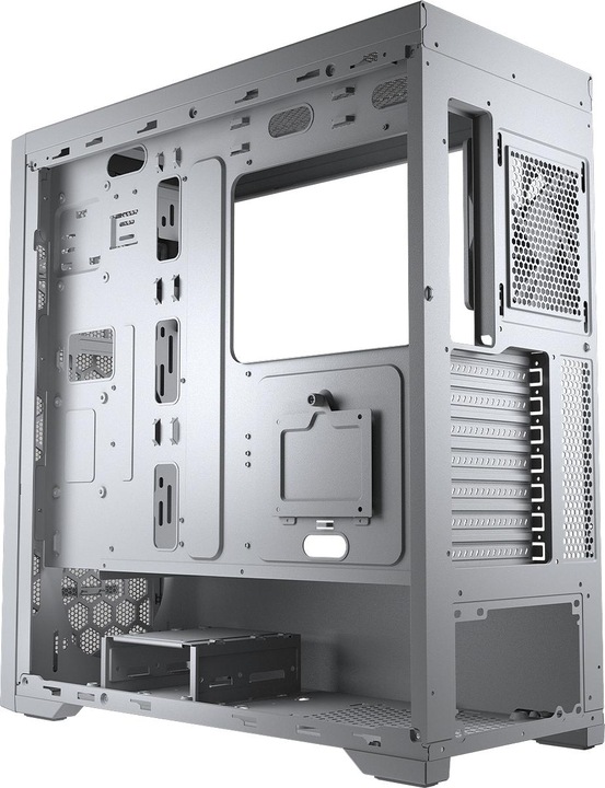 Actual product image Cougar MX330-G Pro Baltas | PC Case | Mid Tower / Mesh Front Panel / Fan / TG Left (mATX, Mini-ITX, ATX)