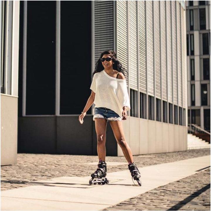 Productafbeelding Hudora Inline Skates Zwart/Paars (37, 38, 39, 40)