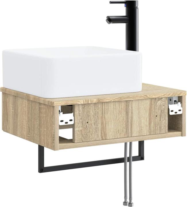 Actual product image vidaXL Wandmontiertes Waschbecken (410 mm, 500 mm)