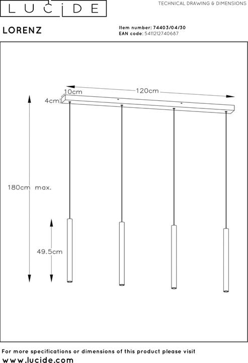 Immagine prodotto Lucide Lorenz (100 lm)