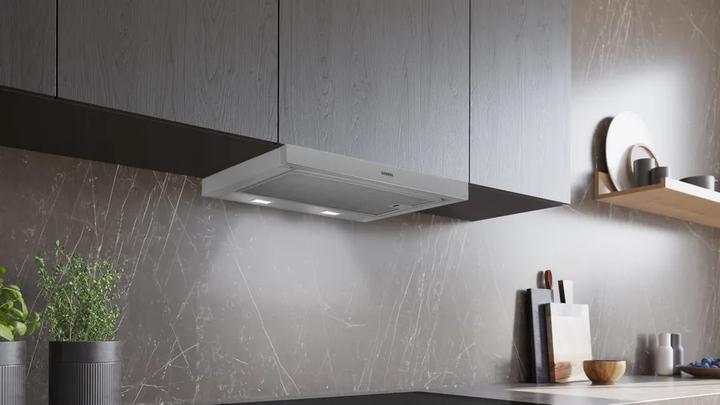 Produktbild Siemens iQ100, Flachschirmhaube, 60 cm, Silbermetallic, LI64LB521 (Flachschirmhaube)