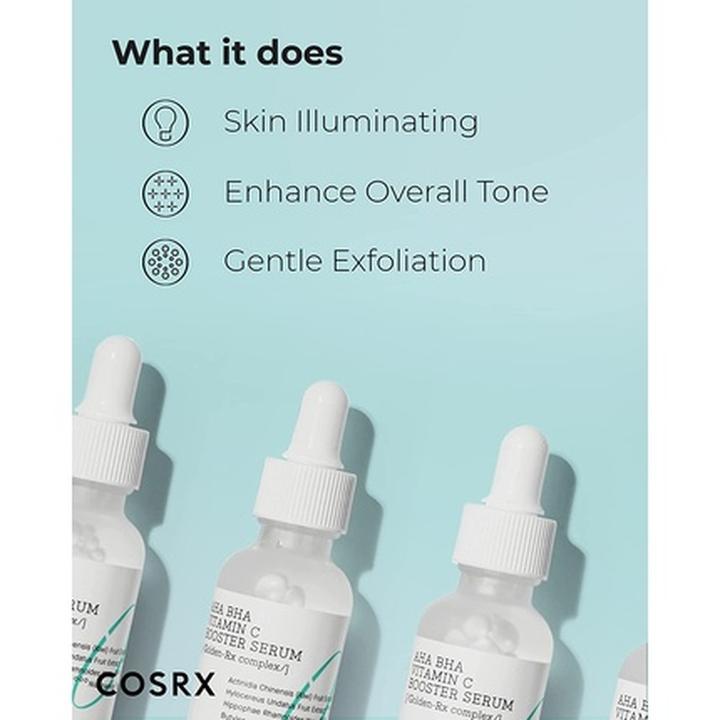 Actual product image Cosrx AHA BHA Vitamin C Booster Serum 1.01 fl. oz 30ml - Face Serum for Brightening, Anti-Aging, and (30 ml)