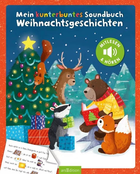 Mein kunterbuntes Soundbuch – Weihnachtsgeschichten (Deutsch, Anna Taube, 2022)