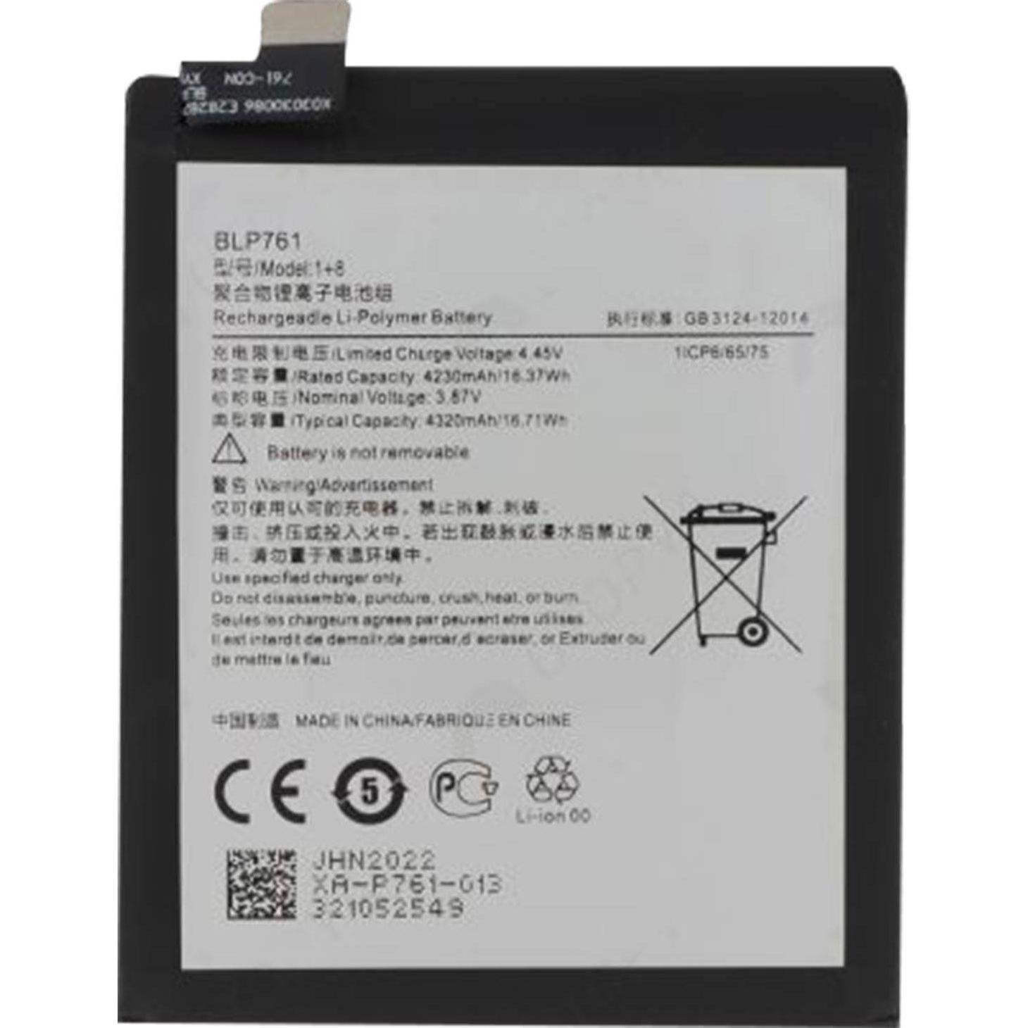 Clappio 4320mAh Ersatzakku, Smartphone Akku