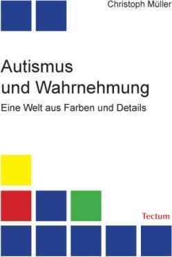 Energie-Label Autismus und Wahrnehmung (Deutsch, Christoph Müller, 2007)