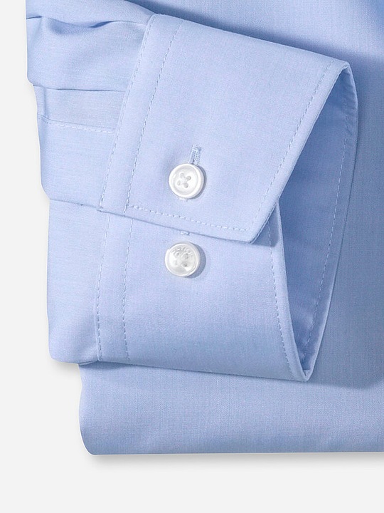Produktbild Olymp Hemd Luxor blau/ New Kent 1/1 arm Chambray Gr.44 (44)