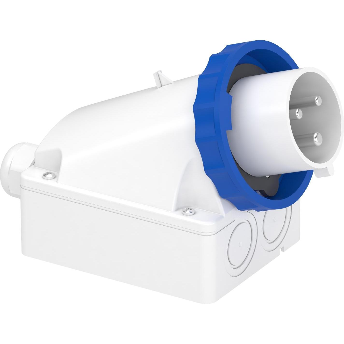 Schneider Electric, Netzstecker + Netzkupplung, SE 83566 WandgerÃ¤testecker Ip67 32A 230V 3P (CEE 7/4)