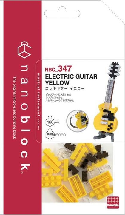 Image du produit Nanoblock Mini Guitare électrique jaune