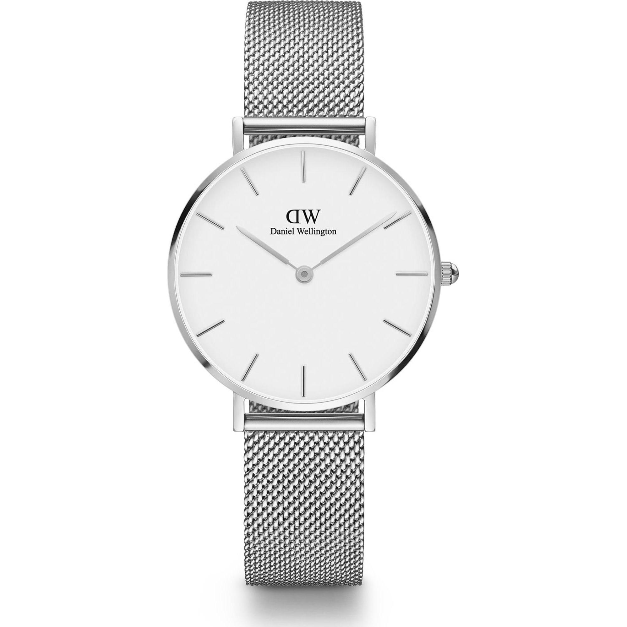 Daniel Wellington Donna Argento Orologio Da Polso, Classico Petite, (Orologio Da Polso Analogico, 32 Mm)