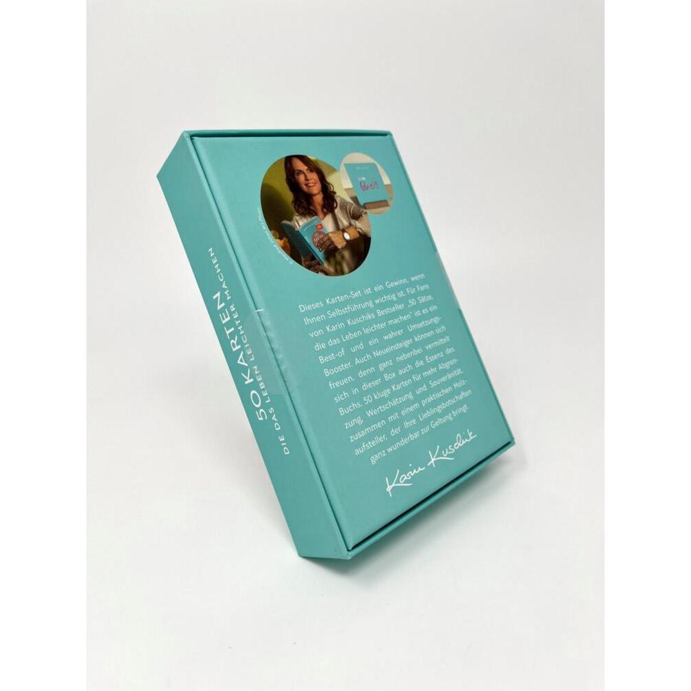 Thumbnail - 50 Karten, die das Leben leichter machen, Ratgeber von Karin Kuschik