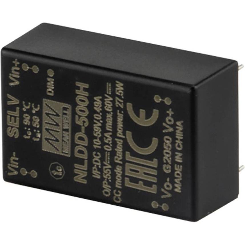 MeanWell, Spannungswandler, Mean Well NLDD-1050H DC/DC-Wandler 6 V 1.05 A Inhalt 1 St.