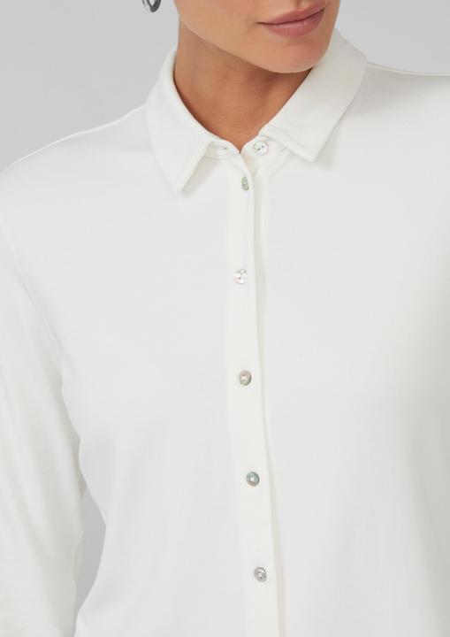 Immagine prodotto s.Oliver T-Shirt Jerseybluse mit Perlmuttknöpfen (36)