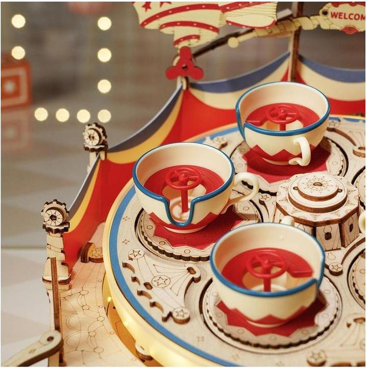 Produktbild Rokr Tilt-A-Whirl - 3D Holzbausatz (elektrisch)