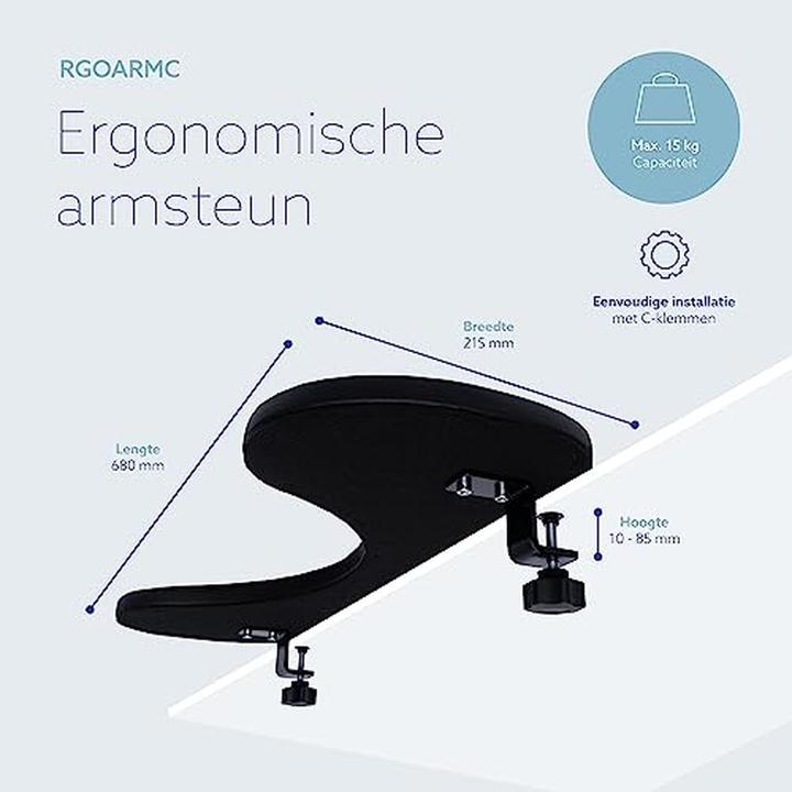 Produktbild R-Go Tools Ergonomic Armrest Black
