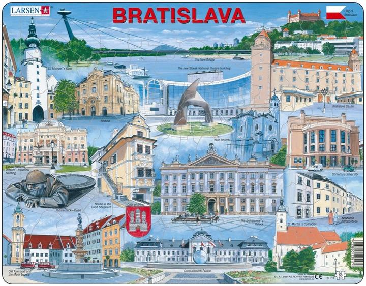 Larsen Puzzel - Bratislava (eng) (65 onderdelen)