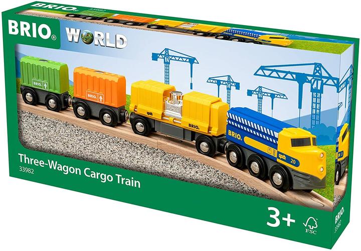 Produktbild Brio Güterzug mit drei Waggons