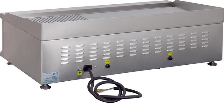 Actual product image Gastro Hero Electric griddle Eco ½ smooth, ½ grooved - tabletop unit