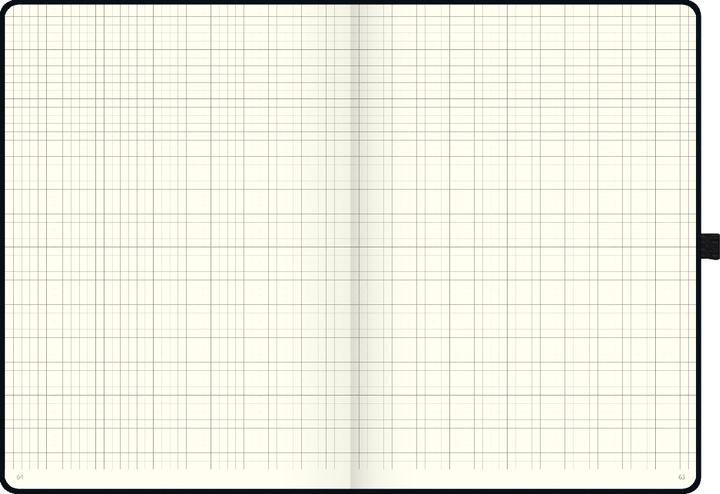 Image du produit Brunnen Carnet de notes KOMPAGNON DIN A4 quadrillé, noir couverture rigide 192, dont 16 pages détachables (A4, Quadrillé, Couverture rigide)