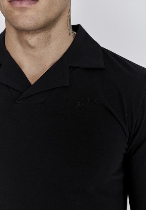 Image du produit Siksilk Langarmpolo T-Shirt and Shorts Set (L)