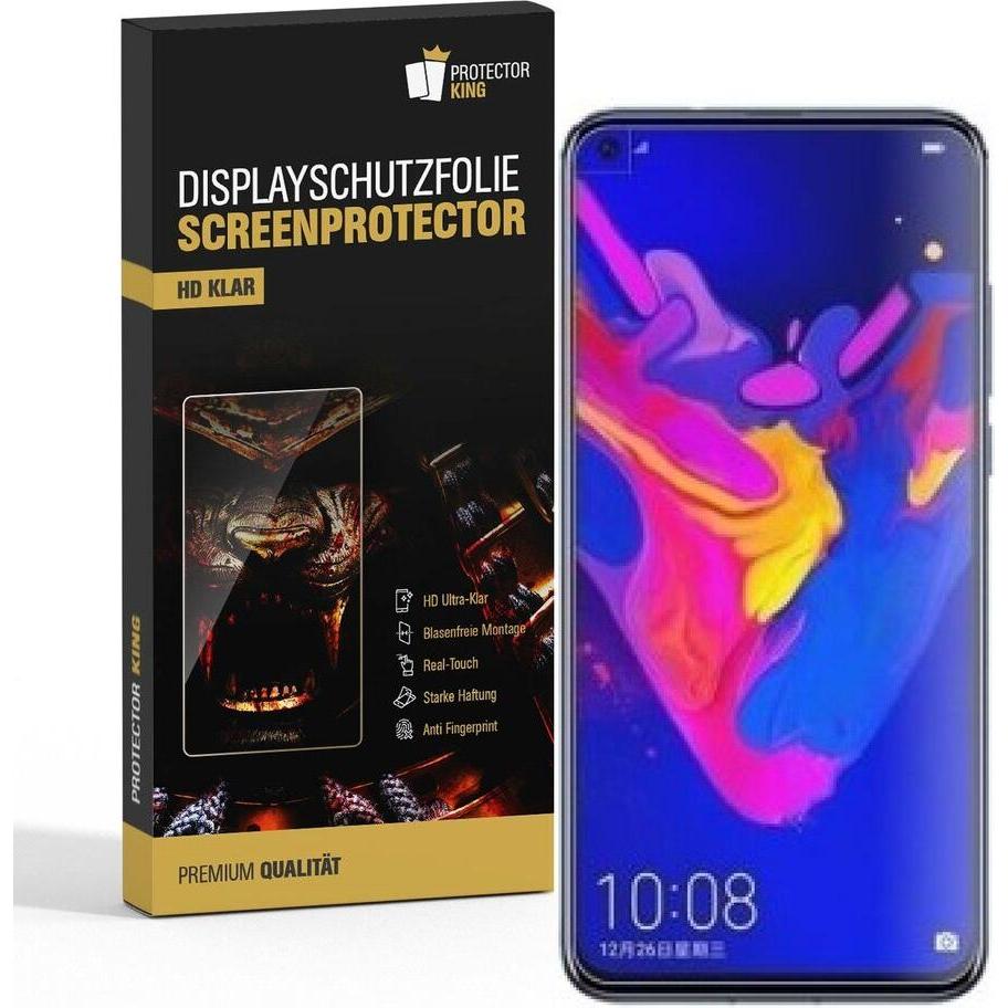 Protectorking 6x Premium Displayschutzfolie 3D KLAR (6 Stück, Huawei Nova 4), Smartphone Schutzfolie, Transparent