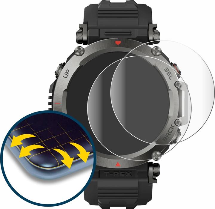 Produktbild BROTECT Full-Cover Displayschutz (Amazfit T-Rex Ultra)