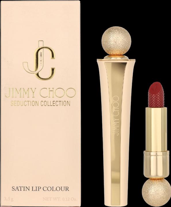 Actual product image Jimmy Choo Seduction Collection Satin Lipstick (#005 Daring Pink)