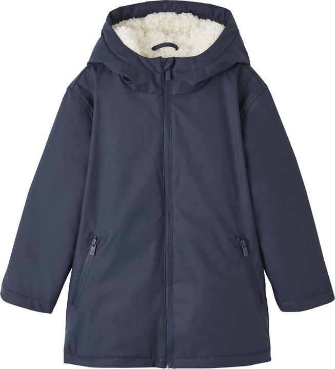 Immagine prodotto Vertbaudet Jungen Regenjacke mit Kapuze & Teddyfleece-Futter (128)