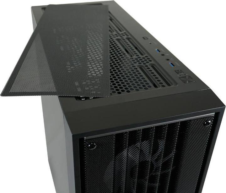 Immagine prodotto LC-Power Case Micro-ATX 810B nero USB3.2/Audio, senza alimentatore (mATX, ATX, E-ATX, Mini-ITX)