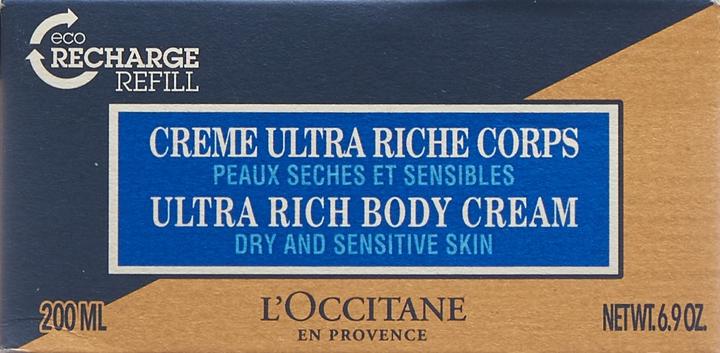 Actual product image L'Occitane Eco Recharge Crème Ultra Riche re22 (Body cream, 200 ml)