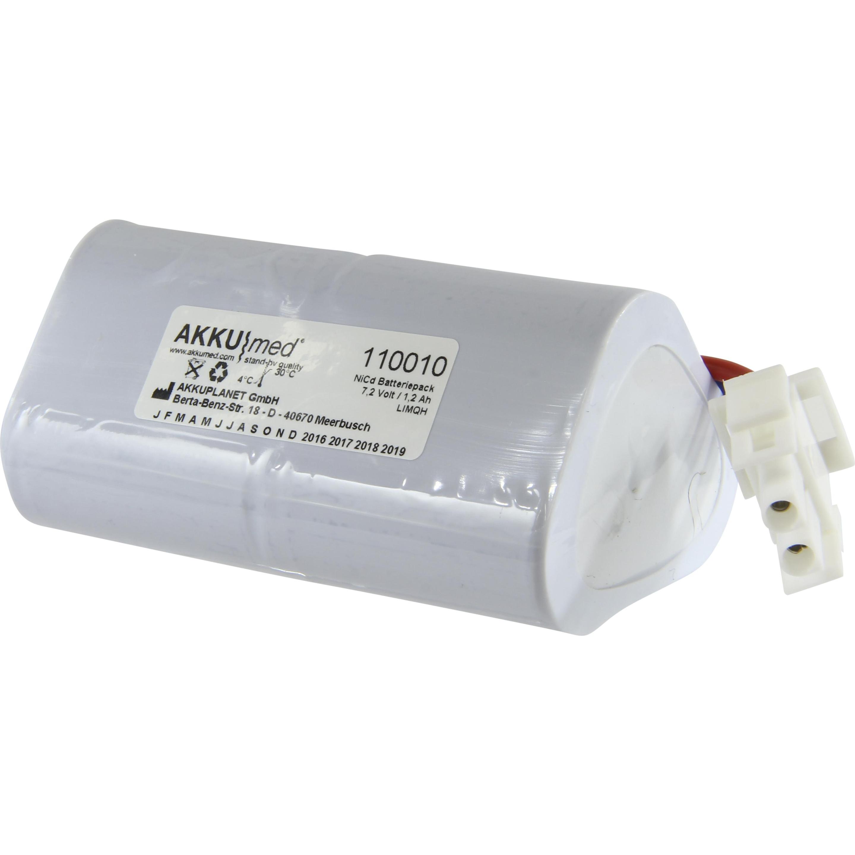 XCell NC Akku passend für Braun Perfusor FT91, Perfusor F, Perfusor secura P (1 Stk., 1200 mAh, Akku), Akku Ladegerät