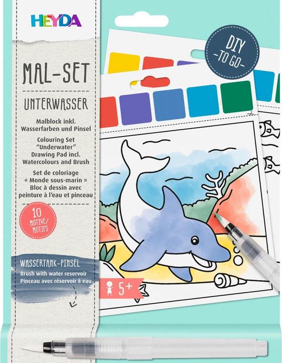 Heyda Set de peinture - Vie Sous-Marine