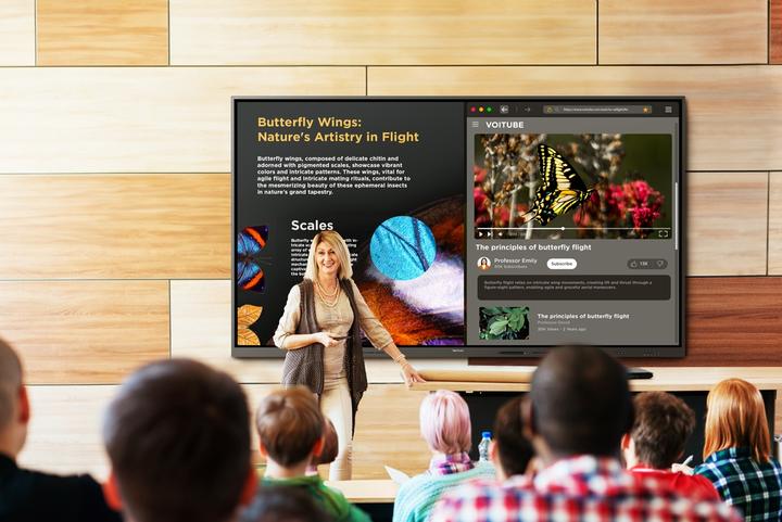Produktbild Viewsonic IFP110G VIEWBOARD,3..160/UHD,400 cd/m (3840 x 2160 Pixel, 110")