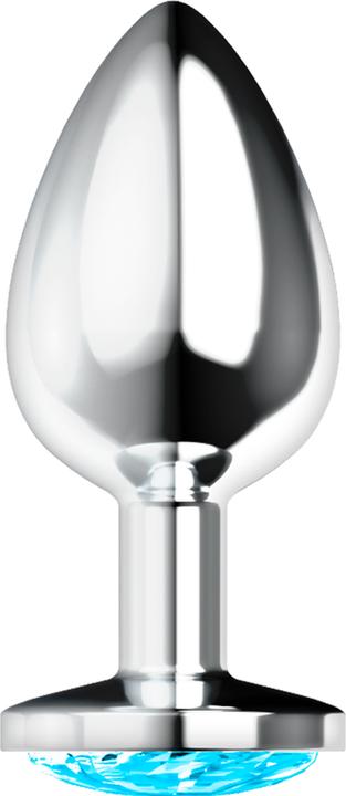 Actual product image Ohmama Anal Plug Metal - Blue L