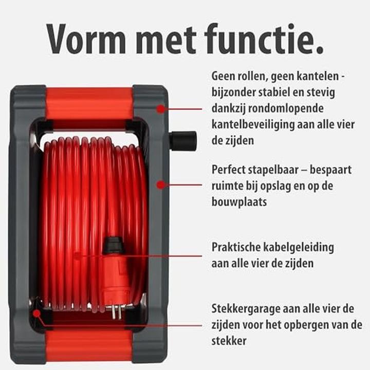 Produktbild Brennenstuhl Professional Kabeltrommel mit Rundum-Überrollschutz (33 m, 3.50 mm²)