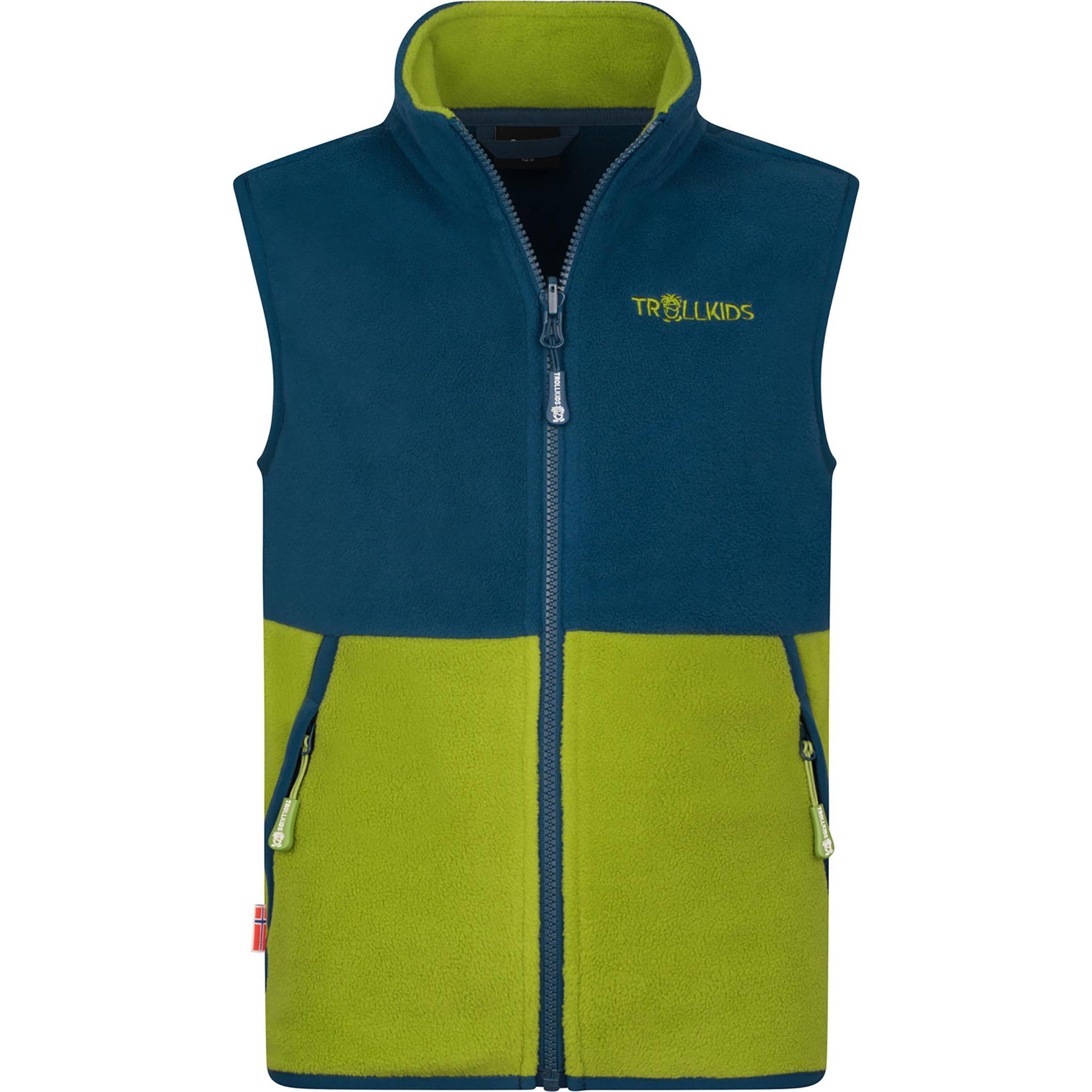 Trollkids, Jungen, Weste, Kid's Kjerag Vest, Grün, (152)