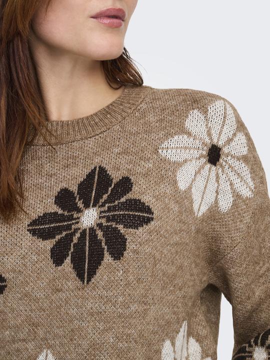 Produktbild Only Onlfreesia Ls Flower O-Neck Rp Knt (S)