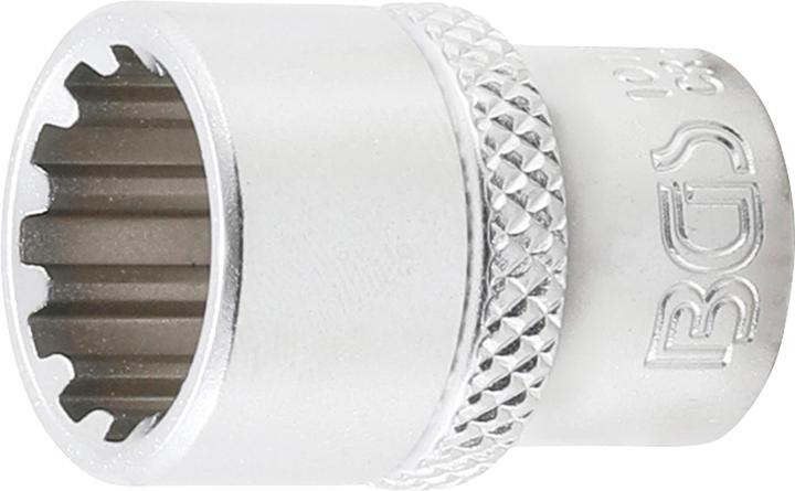 Actual product image BGS Socket, Gear Lock, deep 6,3 mm (1/4") Drive 12 mm (12 mm)