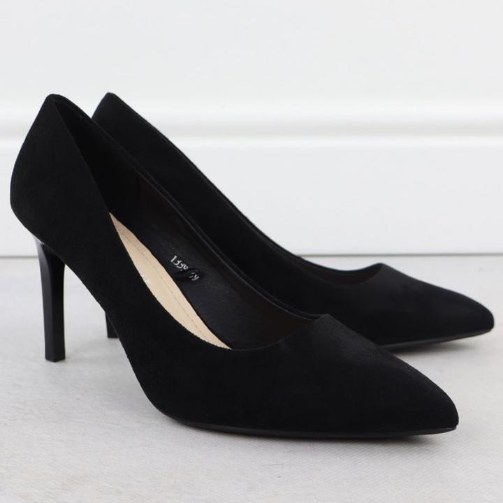 Produktbild Leone Black suede stiletto pumps Sergio 1339 (40)