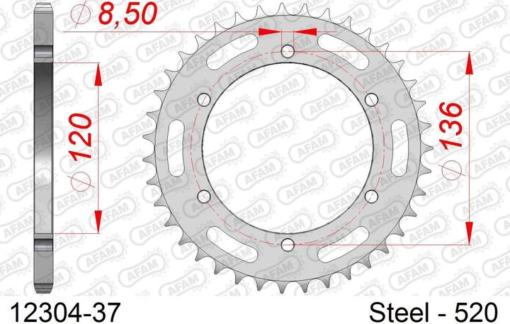 Image du produit Afam 520 37 dents (37)