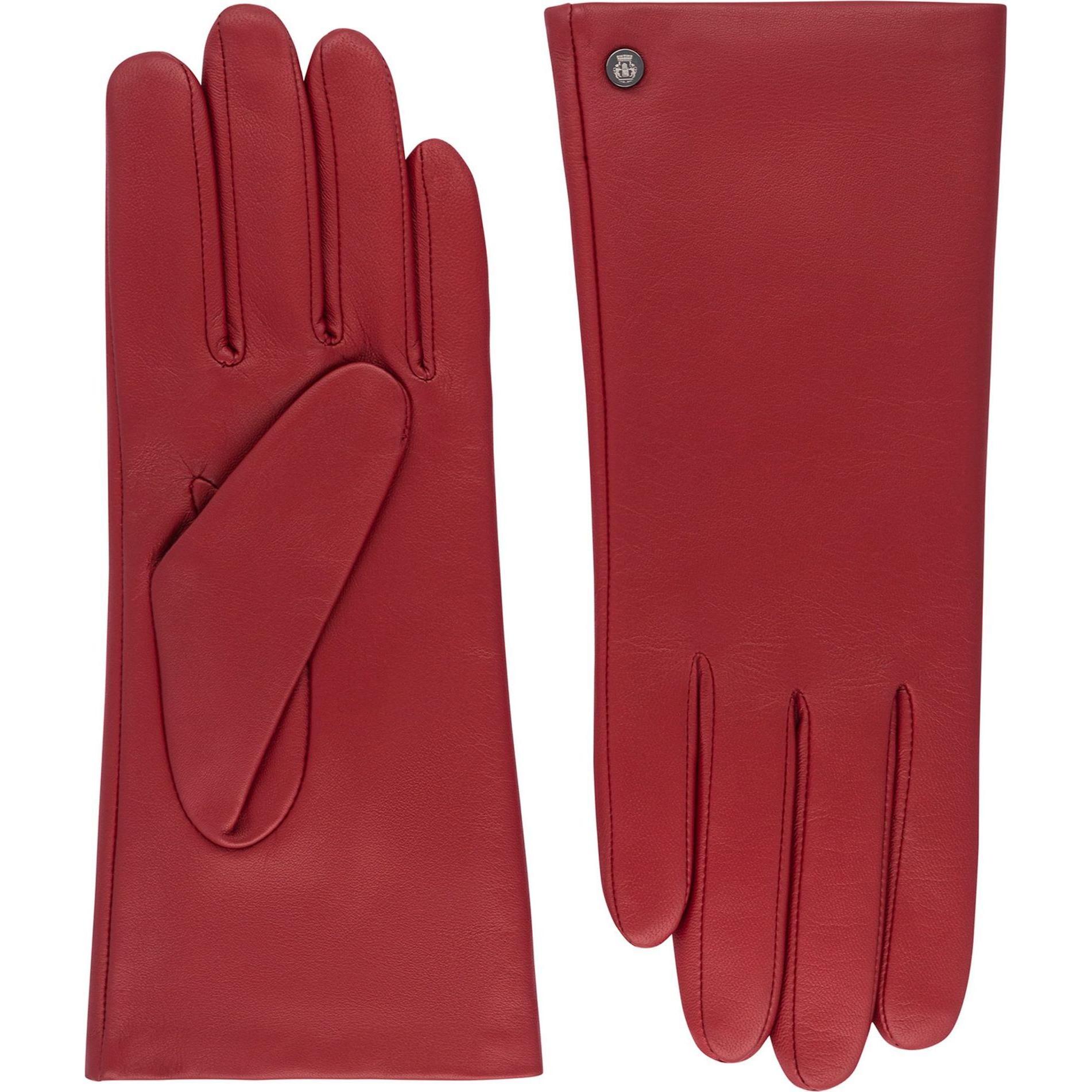Roeckl, Damen, Handschuhe, Frankfurt Handschuhe Leder, Rot, (6.5)