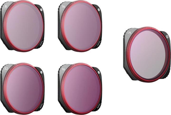 Actual product image Pgytech Set of 4 filters CPL+ND-PL (NDPL 8/16/32/64) for DJI Mavic 3 Classic (professional) (Drone filters, DJI Mavic 3 Classic)